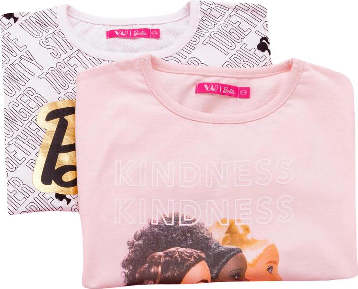 Produktbild Barbie Kindness Stronger Together Unity And Love Tshirt Set Mädchen (2Erpack) (116)