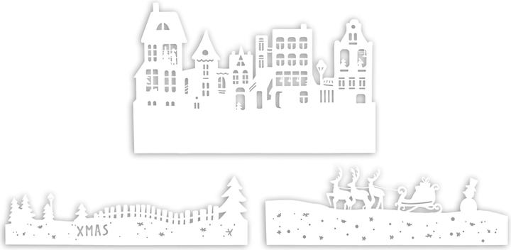 Produktbild VBS Papier-Silhouette "Weihnachtsdorf"