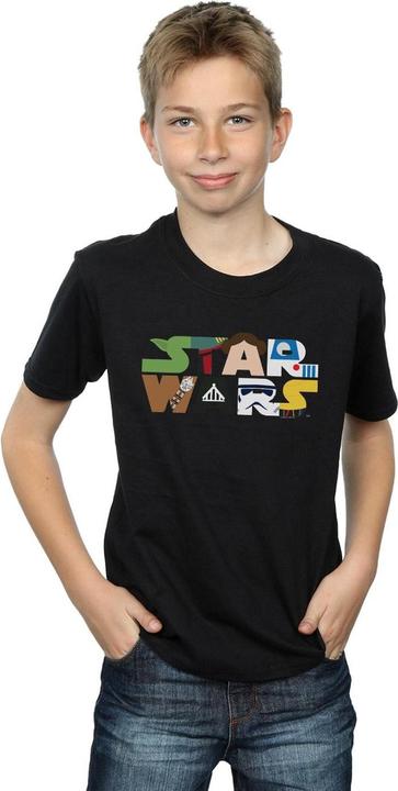 Produktbild Star Wars Character Logo TShirt Jungen (140, 146)