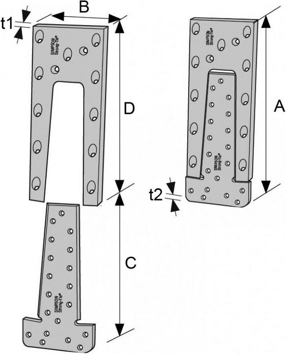 Actual product image Simpson Sst Fitting connector (1 pcs.)