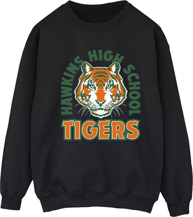 Netflix Stranger Things Hawkins Arch Tiger Sweatshirt