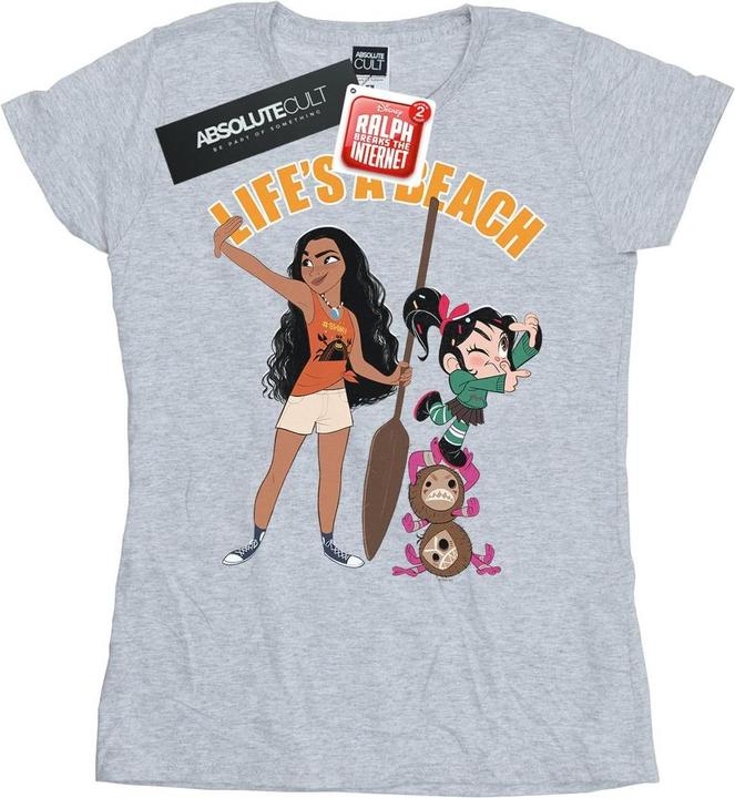 Disney Wreck It Ralph Moana And Vanellope TShirt (L)