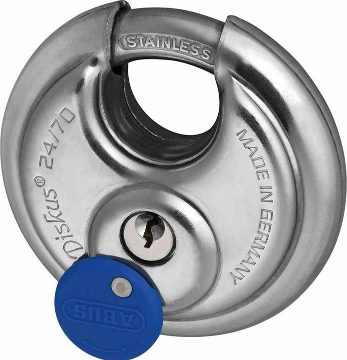 Actual product image Abus Padlock Diskus 24IB/60 stainless steel 60 mm