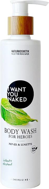 Actual product image I want you naked For Heroes Bodywash with LIMETTE & MINT (250 ml)