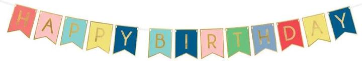 Partydeco Buchstabenkette Happy Birthday
