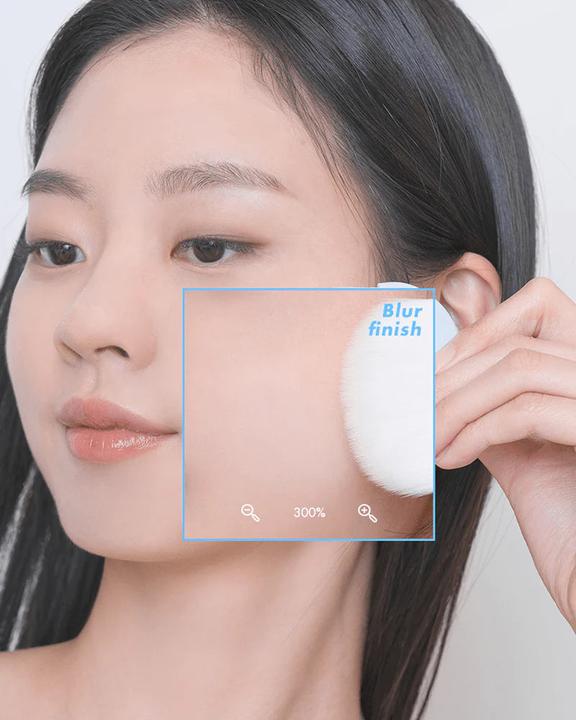 Actual product image Rom&Nd Better Than Finish Finishing Powder Pact Makeup Fix & Matte Sebum Control Blurring Pores Flaw (12 Veiled Rose)