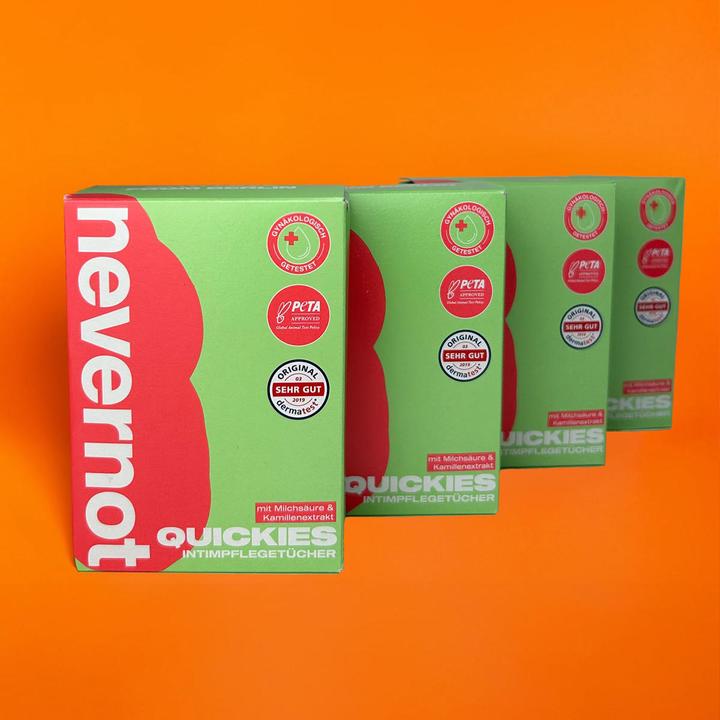 Actual product image NeverNot Quickies (275.63 ml, Intimate wipes)