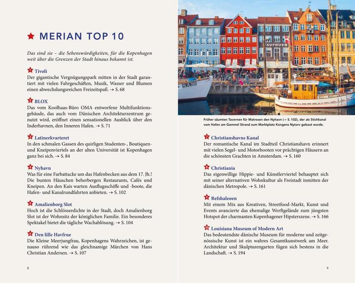 Produktbild MERIAN Reiseführer Kopenhagen (Deutsch, Thomas Borchert, 2021)