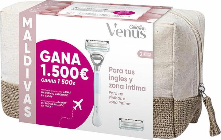 Produktbild Gillette Venus Intima Case Maldives Maschine mit 2 Nachfüllpackungen (Rasierset)