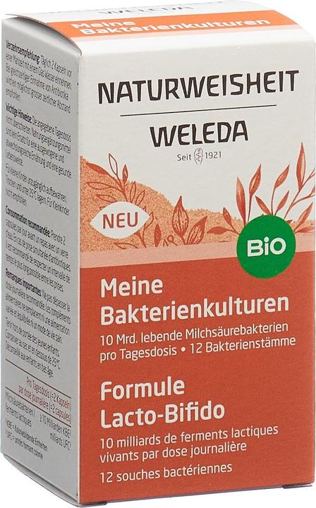 Weleda Naturweisheit Kaps Meine Bakterienkulturen Glas 40 Stk (40 Stück, Kapseln, 122 g)