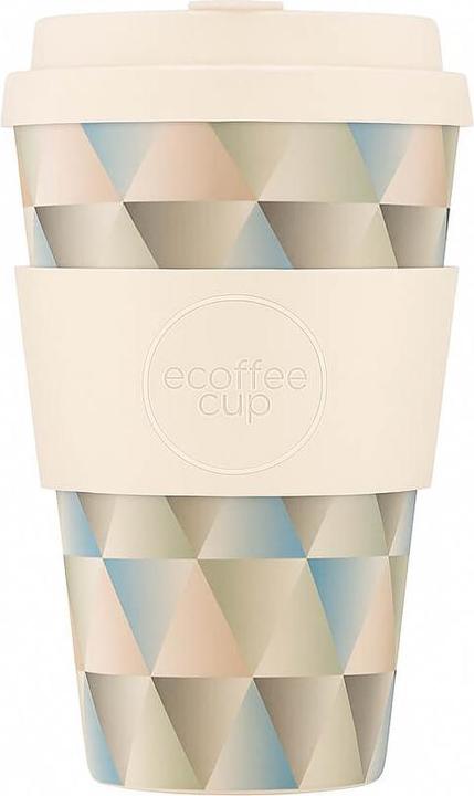 Ecoffee Cup, Mehrwegbecher für Kaffee, Pastell-Mosaik – Shandor the Magnificent (400 ml, 1 x)