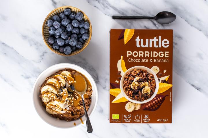 Produktbild Turtle Bio Porridge Schokolade & Banane (400 g)