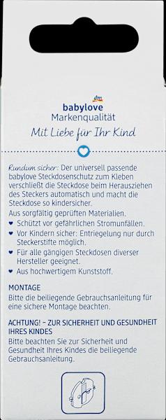 Produktbild dm babylove Steckdosenschutz