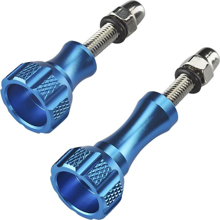 Image du produit mantona Kit de vis + clé GoPro Alu bleu (GoPro HERO8 Black)