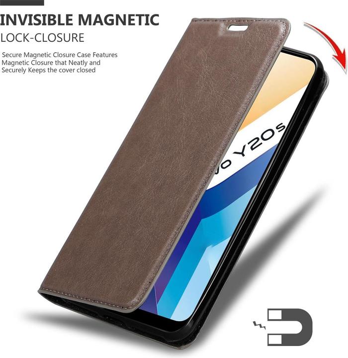 Immagine prodotto Cadorabo Copertina magnetica invisibile del libro (Vivo Y20s)
