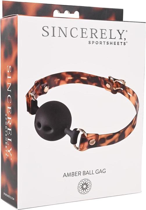 Actual product image Sportsheets Amber Ball Gag