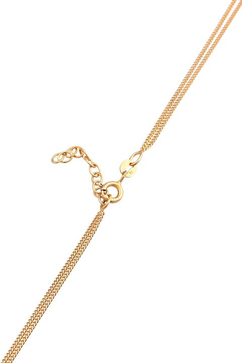 Actual product image Elli Necklace Kids Layer Crystal Star Half Moon 925 Silver (925 sterling silver, Glass crystal, 36 cm)