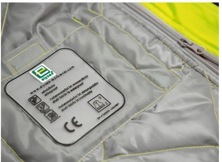Produktbild Elysee Warnschutz-Softshelljacke Melvin Grösse M gelb/schwarz (M)