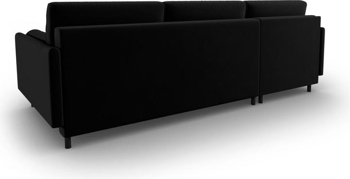 Actual product image Micadoni Velvet Left Corner Sofa With Bed Function And Box, "Scott", 5 Seats, 212x142x87Made in Europe (Corner sofa)