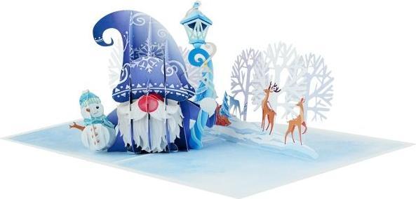 Produktbild MU Classic 3D Pop-Up Weihnachtskarte Saluts Series - Gnome (1 Stk.)