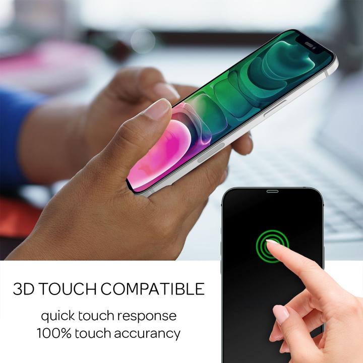 Produktbild Nalia 4x Schutzglas & 1x Schablone (4 Stück, Apple iPhone 13, Apple iPhone 13 Pro)