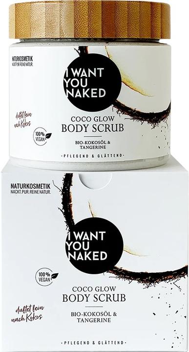 Actual product image I want you naked Body - Scrub BIO COCO OIL COCO GLOW body scrub (500 ml)