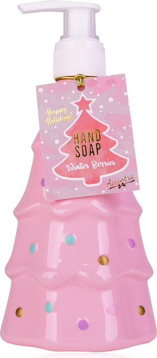 Actual product image Accentra Soap dispenser with liquid soap XMAS TREE in Christmas tree design, fragrance: Winter Berries (Device, 300 ml)