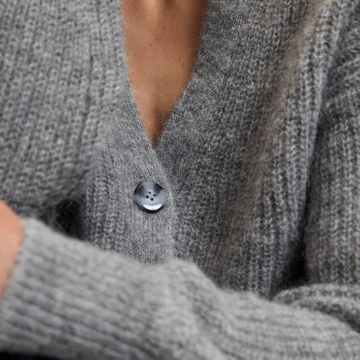 Produktbild La Redoute Collections Geknöpfte Strickjacke mit V-Ausschnitt (XS)