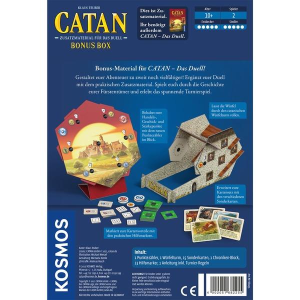 Produktbild Kosmos FKS6822550 - Catan: Zusatzmaterial für Das Duell, Bonus Box, 2 Spieler, 10 Jahren (DE-Erweiterung) (Deutsch)