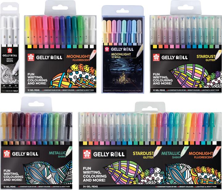 Produktbild Sakura Gelly Roll POXPGBMOO12 (multicolour, 12 x)