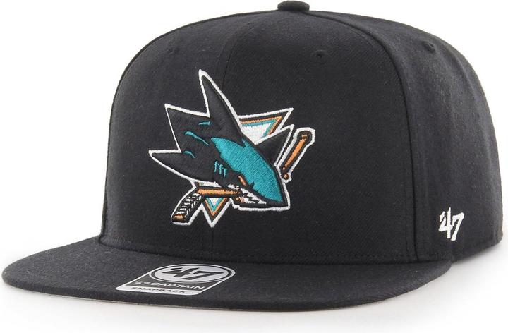 Actual product image 47 Brand Snapback Cap - Captain San Jose Sharks Black (One size)