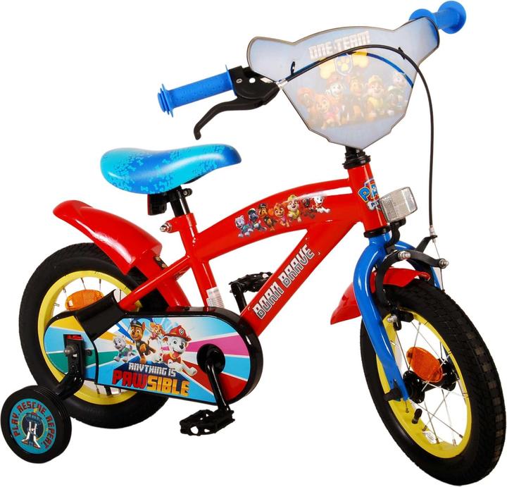Produktbild PAW Patrol Kinderfiets - Jongens - 12 inch - Rood/Blauw (12")
