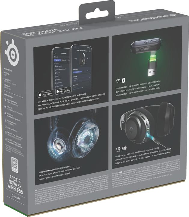 Produktbild SteelSeries Arctis Nova 3XW Black (Kabellos)