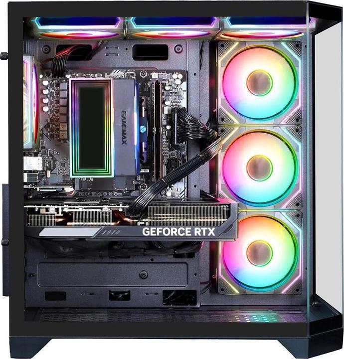 Image du produit Hyrican GAMEMAX HYPE-A BK 7522 Ryzen 7 9700X 32GB DDR5 1TB SSD RTX 5070Ti (AMD Ryzen 7 9700X, 32 Go, 1000 Go, GeForce RTX 5070 Ti)