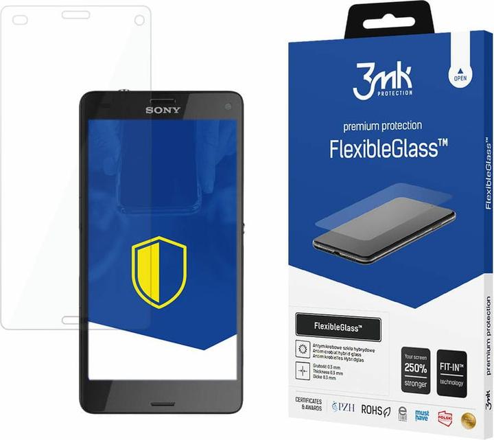 Produktbild 3MK FlexibleGlass Sony Z3 Compact Szkło Hybrydowe (1 Stück, Sony Xperia Z3 Compact)