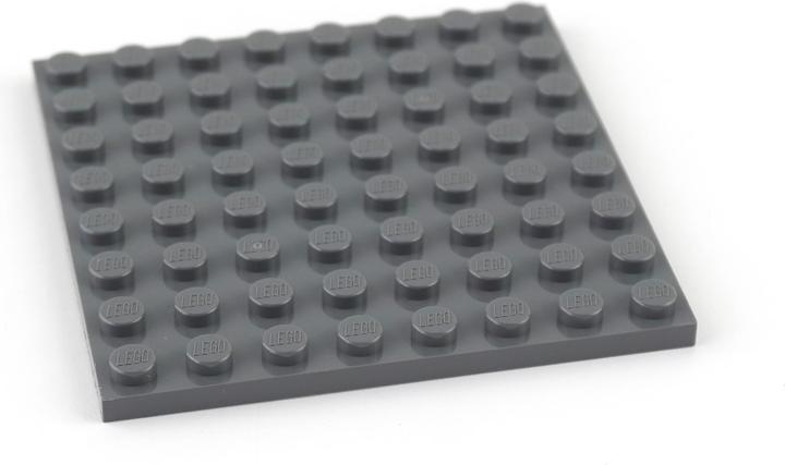 Actual product image LEGO 8x8 Building Plates Dark grey - Plates can be built on both sides - Star Wars 41539 Quantity 2 (41539, LEGO Accessories)