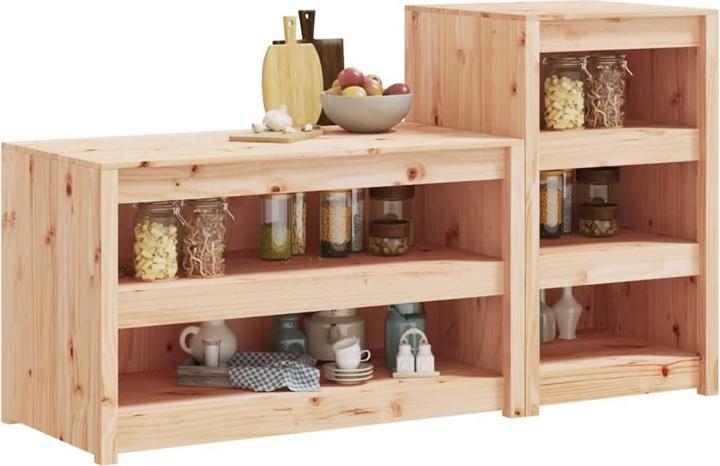 Produktbild VidaXL Outdoor-Küchenschränke 2 Stk. Massivholz Kiefer,Material