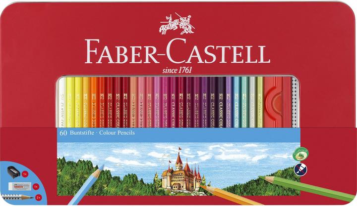 Actual product image Faber-Castell Colour pencils Classic Colour (Multicoloured, 60 x)