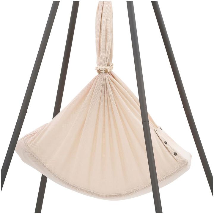 Actual product image Nonomo Federwiege mit Tipi anthrazit