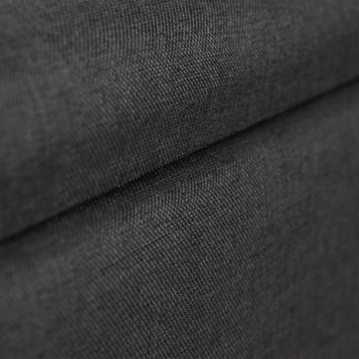 Actual product image Relaxdays Storage Ottoman, Faux Linen Cover