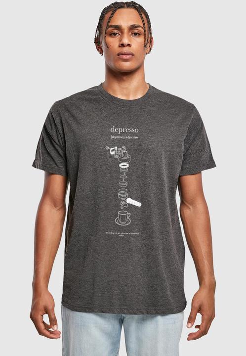 Produktbild Mister Tee MisterTee Depresso T-Shirt Round Neck - 174663 (L)