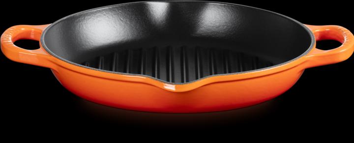 Image du produit Le Creuset Poêle à griller Signature Ø 26cm, ronde (25 cm, Poêle à grillades, Fonte, Émail)