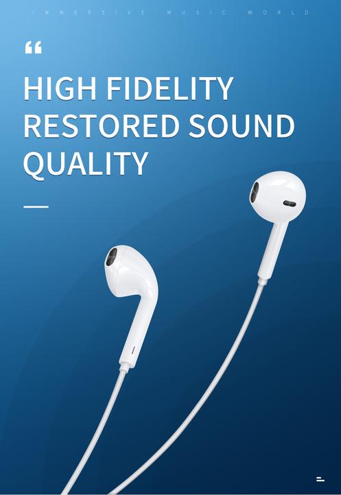 Immagine prodotto Joyroom Cuffie in-ear da 3,5 mm con cavo (Cablato)