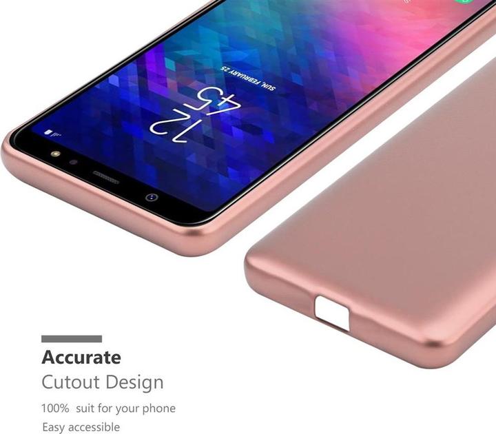 Immagine prodotto Cadorabo Copertura metallica opaca in TPU (Samsung Galaxy A6+)