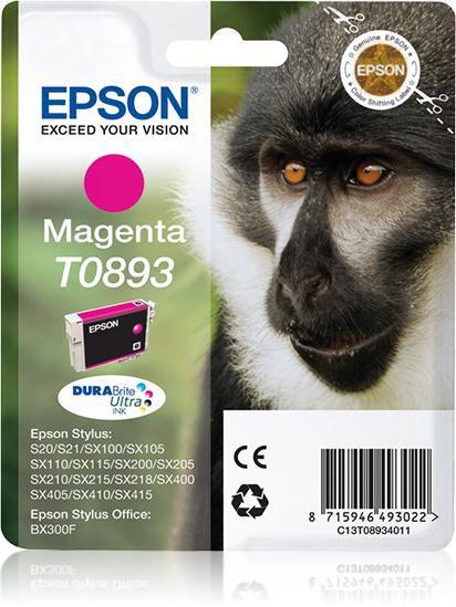 Produktbild Epson Ink/T0893 Monkey MG SEC (M)