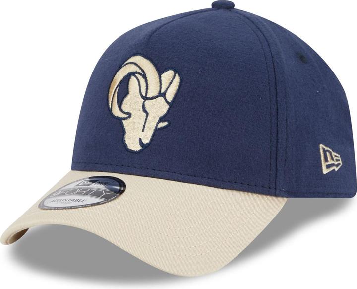Image du produit New Era A-Frame 9Forty Cap MOLESKIN Los Angeles Rams navy (Taille unique)