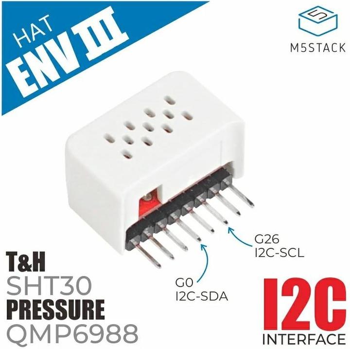 Actual product image M5Stack Temperature & Humidity Sensor M5StickC ENV Hat III
