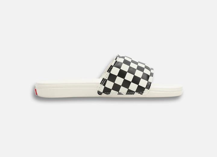 Actual product image Vans La Costa Slide-On (CHECKERBOARD) BLACK/MARS (36)