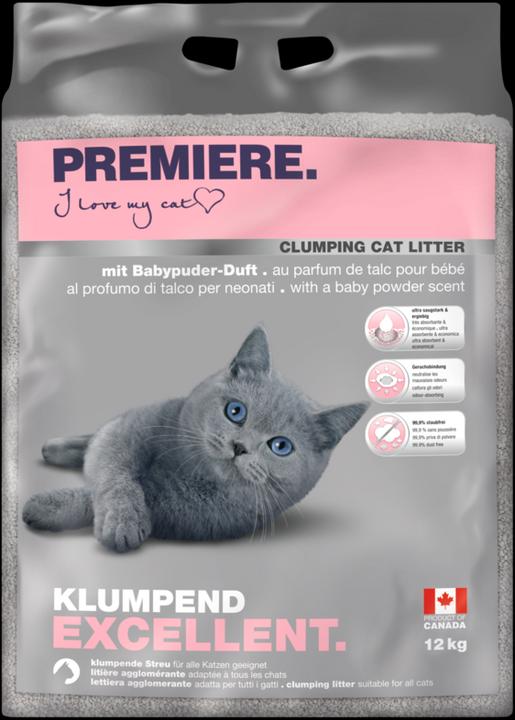 Image du produit Premiere Excellent litière pour chats (Agglomérant, 12 kg)