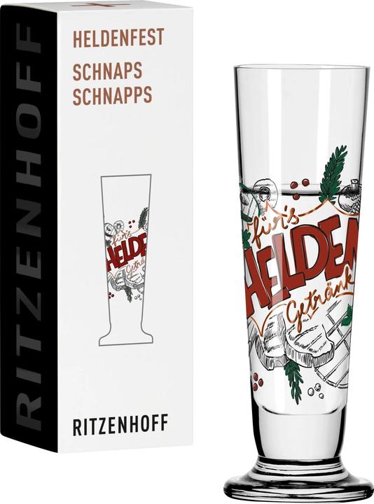Produktbild Ritzenhoff Schnapsglas Heldenfest (0.52 dl, 1 x, Longdrinkgläser)